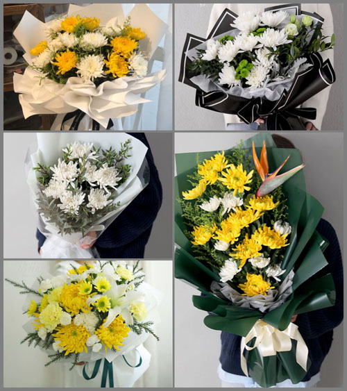 福建漳州龙海市隆教畲族乡黄坑村白事花束代送